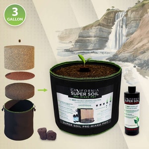 PreMixed Super Soil 3 Gallon Pot