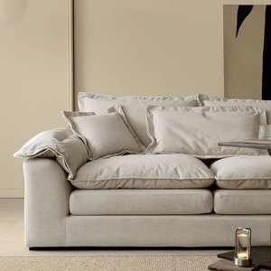 Anti-Cat Scratch Fabric Wide Seated Deep Detachable Corner Sofa
