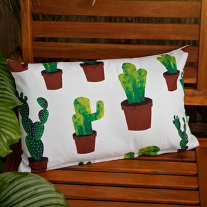 Cacti Lumbar Garden Cushion