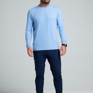 Long Sleeve Crewneck T-Shirt (Modern Fit)