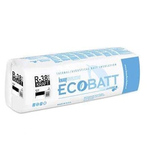 Knauf Ecobatt R-38 Kraft Faced Fiberglass Insulation Batts