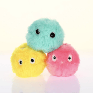 Chirping Fluffy Plush Catnip Balls