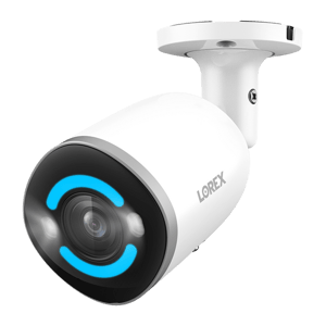 Lorex 4K Smart Security Lighting Deterrence Bullet AI PoE IP Wired Camera