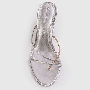 Carla 65 Mule Silver/Gold