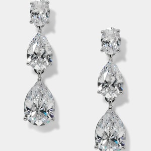 CHLOE PEAR DROP EARRINGS
