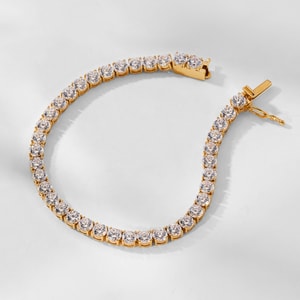 PERFECT TENNIS 4MM CZ 6.5" BRACELET