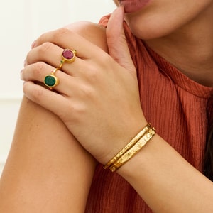 Lucia Emerald Cocktail Ring