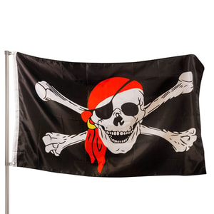 Piraten Flagge Premium Qualit&auml;t