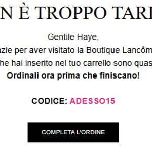 Anteprima immagine della risposta alla promo