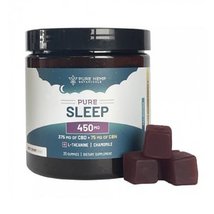 Pure Sleep CBD Gummies 450mg (Melatonin-Free)