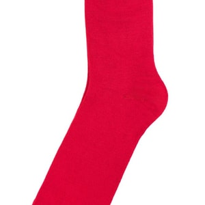 Kids Bamboo Plain & Striped Socks with Comfort Cuff & Smooth Toe Seams