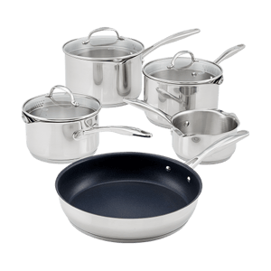 Profile 5 Piece Draining Saucepan Set