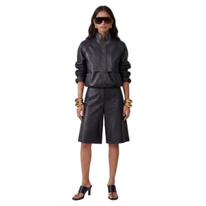 Remy Leather Bomber Jacket