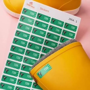 Iron-On Name Labels for Kids' Clothes