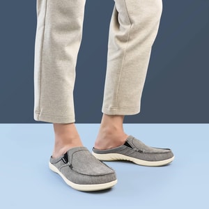 Men's Canvas Arch Support Slippers