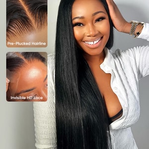 HD Lace Frontal Wigs Straight And Body Wave Undetectable Lace Front Wigs Human Hair