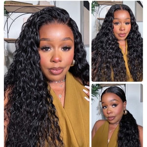 14-36 Inch Water Wave Wigs HD Human Hair Lace Front And 5x5 Closure Wigs