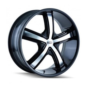 DIP 5-120 PCD Boost Black Machined Face Wheel
