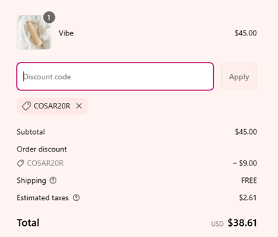 Proof of working Cosara promo codes and where to put or use Cosara coupon, added on 2025-04-10 00:00:00.