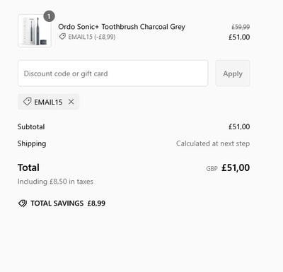 Proof of working ORDO promo codes and where to put or use ORDO coupon, added on 2025-01-28 00:00:00.