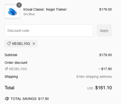 Proof of working kGoal discount codes and where to put or use kGoal coupon, added on 2024-12-10 00:00:00.