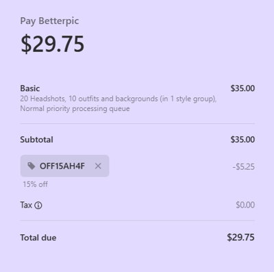 Proof of working BetterPic discount codes and where to put or use BetterPic coupon, added on 2025-05-13 00:00:00.