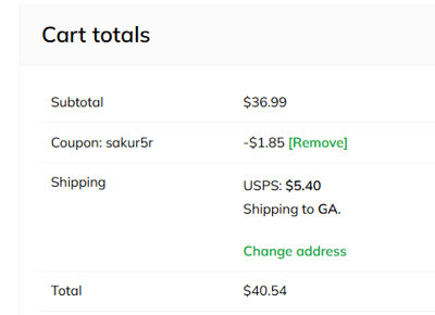 Proof of working Sakura Nutrition promo codes and where to put or use Sakura Nutrition coupon, added on 2025-05-13 00:00:00.