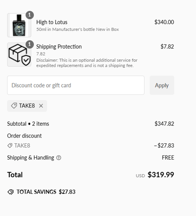 Proof of working Scent Split coupon codes and where to put or use Scent Split coupon, added on 2025-01-20 00:00:00.