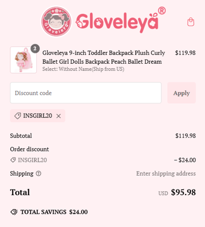 Proof of working Gloveleya promo codes and where to put or use Gloveleya coupon, added on 2024-04-08 00:00:00.