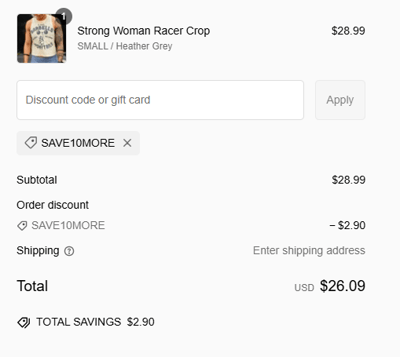 Proof of working Barbells & Ponytails discount codes and where to put or use Barbells & Ponytails coupon, added on 2025-02-02 00:00:00.