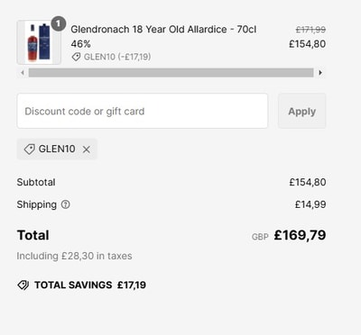 Proof of working The Really Good Whisky Company voucher codes and where to put or use The Really Good Whisky Company coupon, added on 2025-02-05 08:51:10.
