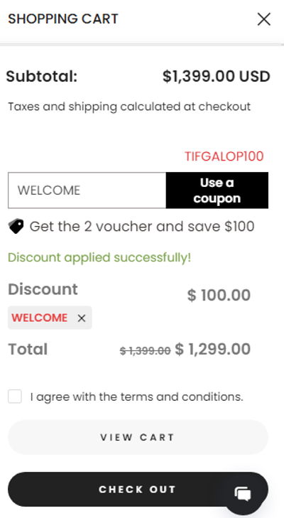 Proof of working Tifgalop coupon codes and where to put or use Tifgalop coupon, added on 2025-02-17 00:00:00.