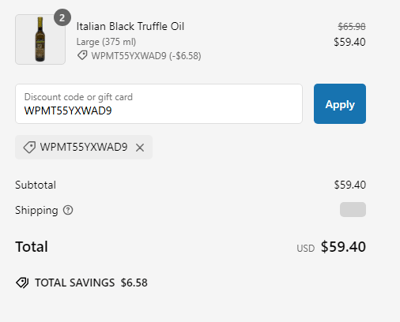 Proof of working Big Horn Olive Oil promo codes and where to put or use Big Horn Olive Oil coupon, added on 2025-02-06 00:00:00.