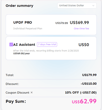 Proof of working UPDF discount codes and where to put or use UPDF coupon, added on 2024-11-11 00:00:00.