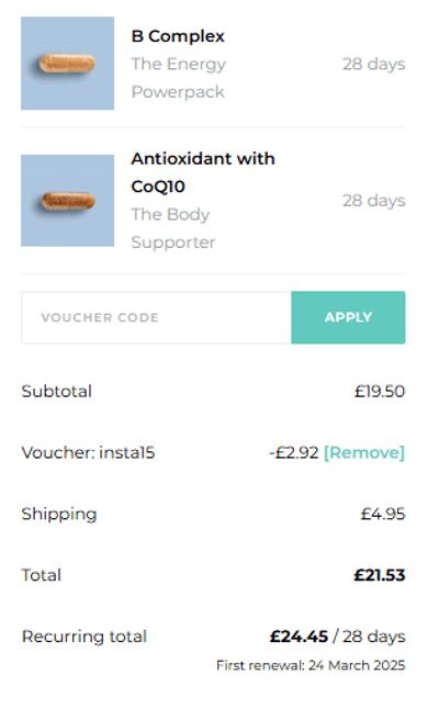 Proof of working Everly Wellness voucher codes and where to put or use Everly Wellness coupon, added on 2025-02-24 00:00:00.