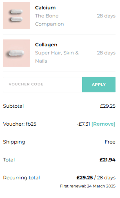 Proof of working Everly Wellness voucher codes and where to put or use Everly Wellness coupon, added on 2025-02-24 00:00:00.