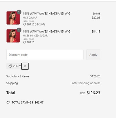 Proof of working Kim Kimble Hair promo codes and where to put or use Kim Kimble Hair coupon, added on 2025-02-26 00:00:00.