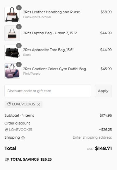 Proof of working LOVEVOOK discount codes and where to put or use LOVEVOOK coupon, added on 2025-02-20 00:00:00.