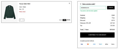 Proof of working Zadig&Voltaire coupon codes and where to put or use Zadig&Voltaire coupon, added on 2025-03-01 00:00:00.