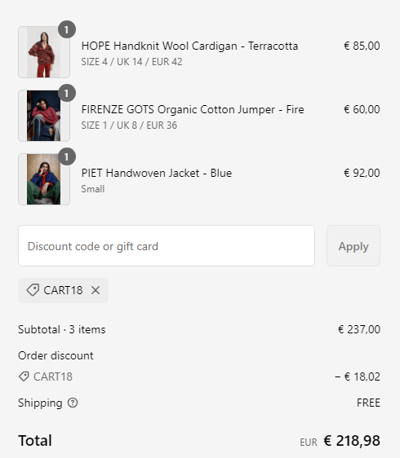 Proof of working Komodo Fashion coupon codes and where to put or use Komodo Fashion coupon, added on 2024-07-02 00:00:00.