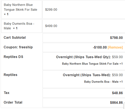 Proof of working XYZReptiles promo codes and where to put or use XYZReptiles coupon, added on 2025-01-25 00:00:00.