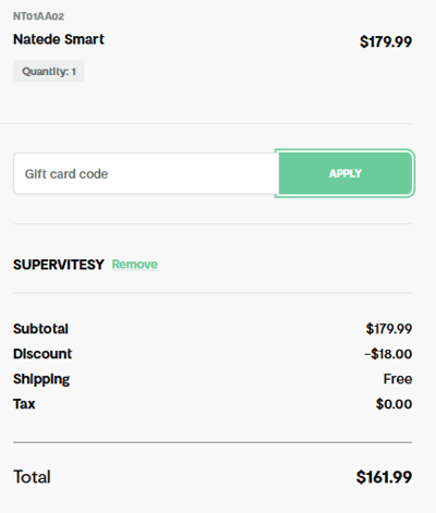 Proof of working Vitesy coupon codes and where to put or use Vitesy coupon, added on 2025-03-25 00:00:00.