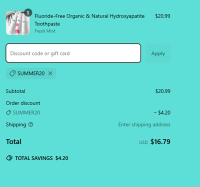 Proof of working ORL Organic Oral Care voucher codes and where to put or use ORL Organic Oral Care coupon, added on 2024-08-16 00:00:00.