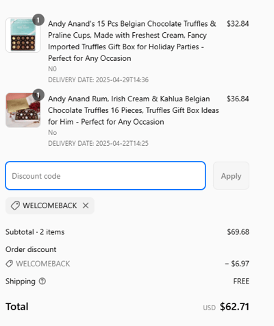 Proof of working Andy Anand promo codes and where to put or use Andy Anand coupon, added on 2025-03-27 00:00:00.