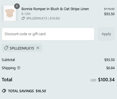 Proof of working Spilled Milk promo codes and where to put or use Spilled Milk coupon, added on 2025-04-11 00:00:00.