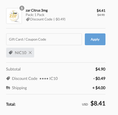 Proof of working NicPouchStrip promo codes and where to put or use NicPouchStrip coupon, added on 2025-04-05 00:00:00.