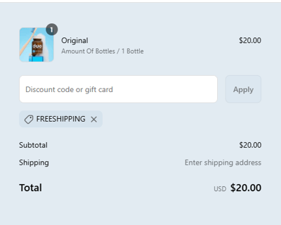 Proof of working Duo Toothpaste promo codes and where to put or use Duo Toothpaste coupon, added on 2025-05-06 00:00:00.