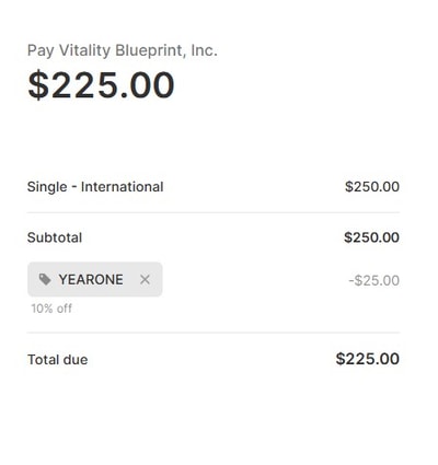 Proof of working Vitality Blueprint coupon codes and where to put or use Vitality Blueprint coupon, added on 2025-04-30 00:00:00.
