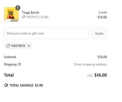 Proof of working EZ Bombs coupon codes and where to put or use EZ Bombs coupon, added on 2025-01-26 00:00:00.
