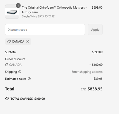 Proof of working Chirofoam discount codes and where to put or use Chirofoam coupon, added on 2024-07-01 00:00:00.